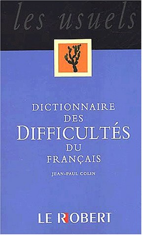 Dictionnaire des difficultés du français