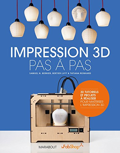 Impression 3D : pas à pas : 30 tutoriels et projets à réaliser pour maîtriser l'impression 3D