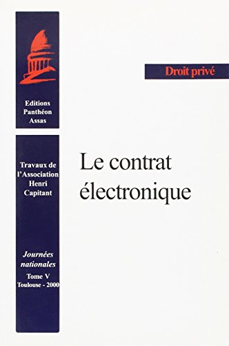 Le contrat électronique : Toulouse, 26 mai 2000