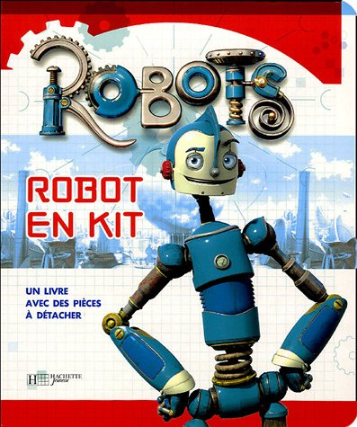 Robots, robot en kit : un livre avec des pièces à détacher