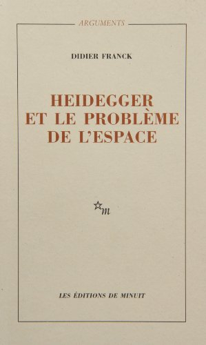 Heidegger et le problème de l'espace
