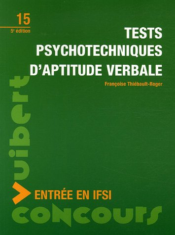 concours d'entrée en ifsi : tests psychotechniques d'aptitude verbale