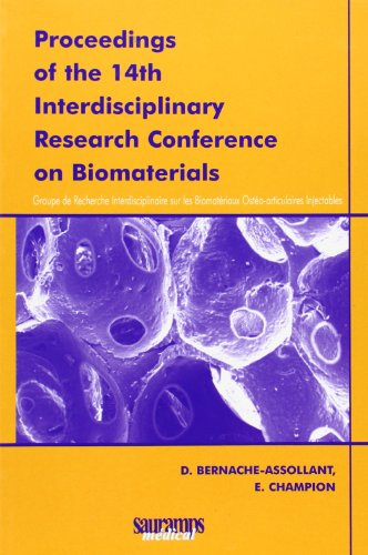 Proceedings of the 14th Interdisciplinary research conference on biomaterials