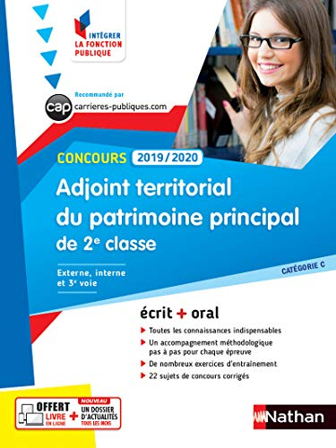 Adjoint territorial du patrimoine principal de 2e classe : concours 2019-2020, externe, interne et 3