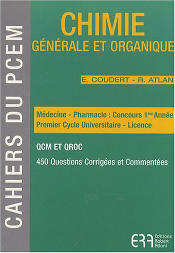 Chimie : PAES UE1 : QCM et QROC corrigés