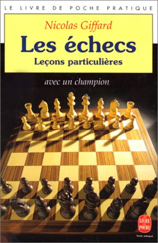 Les échecs : leçons particulières avec un champion