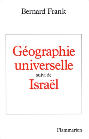 Géographie universelle. Israël