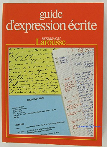 guide d'expression écrite
