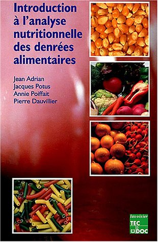 Introduction à l'analyse nutritionnelle des denrées alimentaires