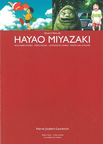 Quatre films de Hayao Miyazaki : Mon voisin Totoro, Porco Rosso, Le voyage de Chihiro, Ponyo sur la 