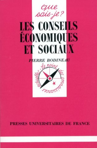 Les Conseils économiques et sociaux