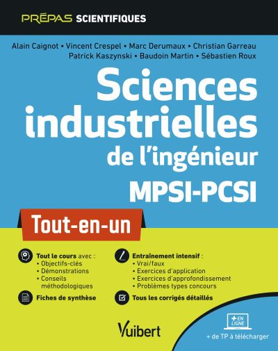 Sciences industrielles de l'ingénieur, MPSI-PCSI : tout-en-un