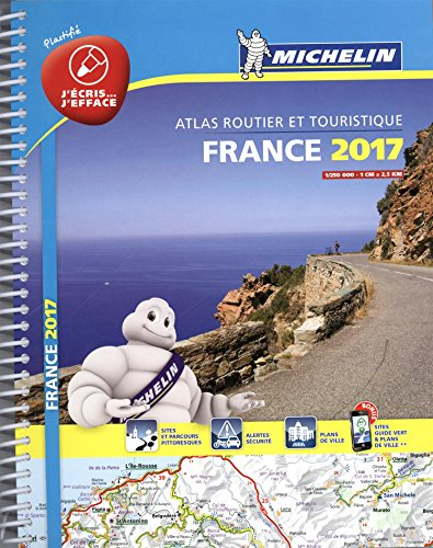 France 2017 : atlas routier et touristique : plastifié