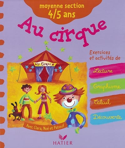 Au cirque : moyenne section 4-5 ans