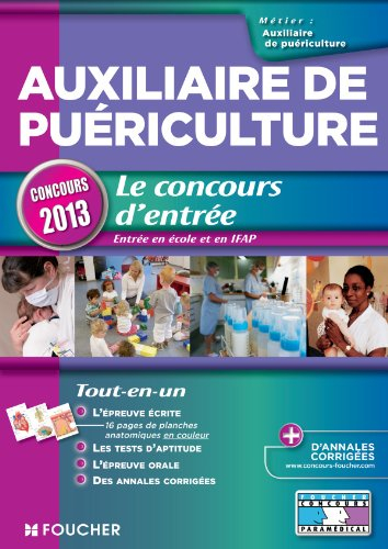 Auxiliaire de puériculture : le concours d'entrée : concours 2013