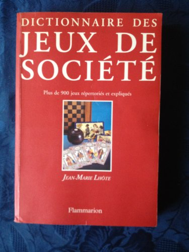 Dictionnaire des jeux de société