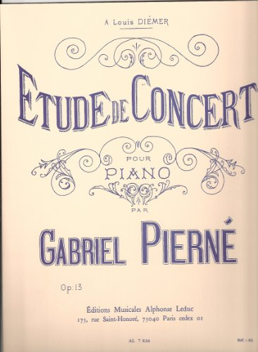 ETUDE DE CONCERT OP13 PIANO