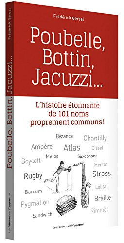 Poubelle, Bottin, Jacuzzi... : l'histoire étonnante de 101 noms proprement communs !