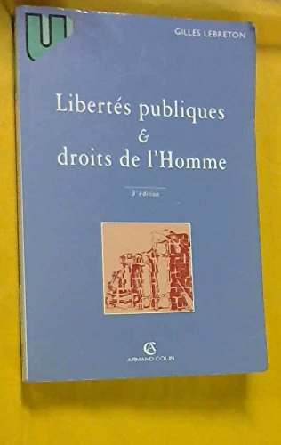 libertes publiques et droits de l'homme. 3ème édition 1997