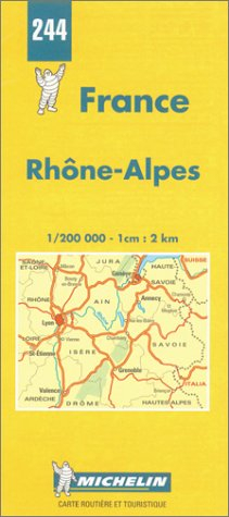Carte routière : Rhône - Alpes, N° 244