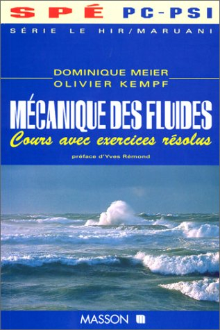 Mécanique des fluides, spé PC-PSI