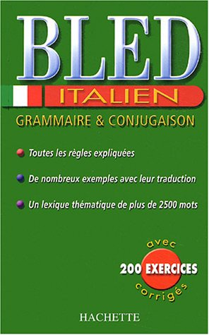 bled italien : grammaire et conjugaison