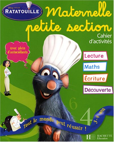 Ratatouille, maternelle petite section, 3-4 ans : cahier d'activités