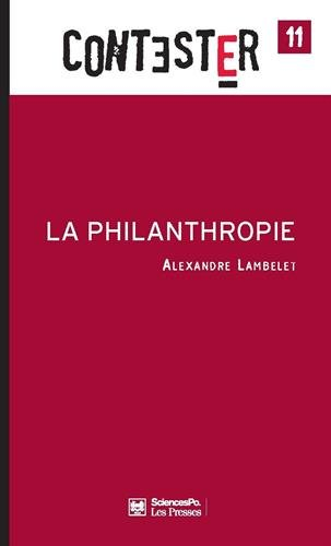 La philanthropie
