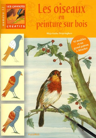 Les oiseaux en peinture sur bois