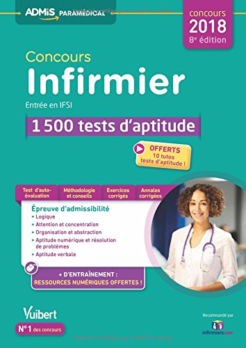 Concours infirmier, entrée en IFSI : 1.500 tests d'aptitude : concours 2018