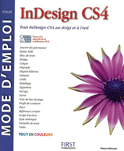 Mode d'emploi pour InDesign CS4
