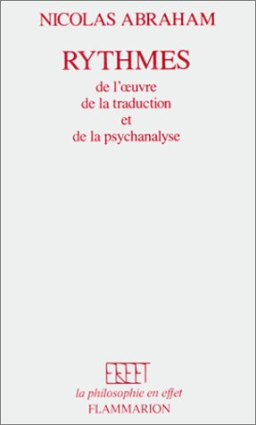 Rythmes : de l'oeuvre, de la traduction et de la psychanalyse