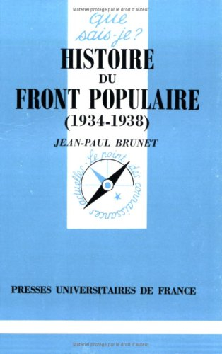 Histoire du Front populaire : 1934-1938