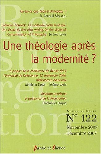 Résurrection, n° 122. Une théologie après la modernité ?