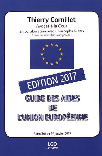 Guide des aides de l'Union européenne 2017