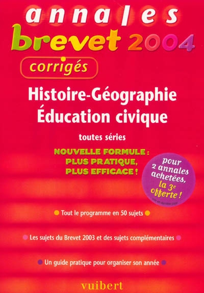 Histoire-géographie, éducation civique toutes séries : tout le programme en 50 sujets, les sujets du