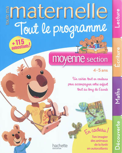 Toute ma maternelle moyenne section, 4-5 ans