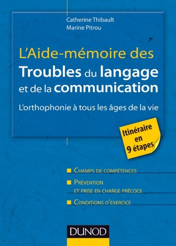L'aide-mémoire des troubles du langage et de la communication : l'orthophonie à tous les âges de la 