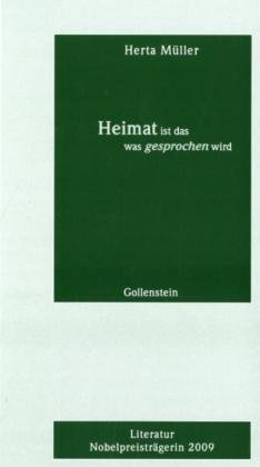 heimat ist das, was gesprochen wird: rede an die abiturienten des jahrgangs 2001