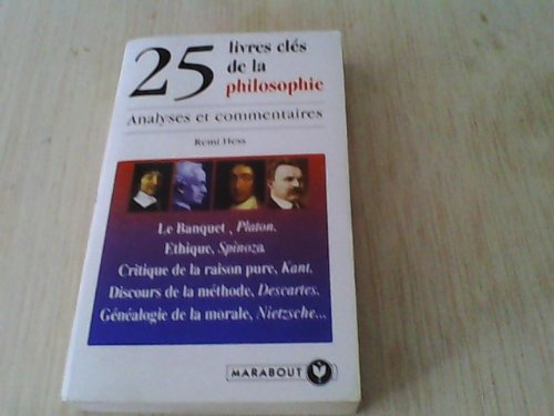 25 livres clés de la philosophie
