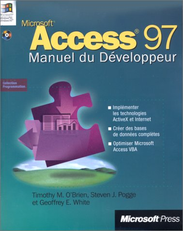 Microsoft Access 97, manuel du développeur