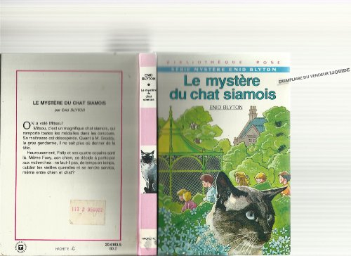 le mystère du chat siamois (bibliothèque rose)