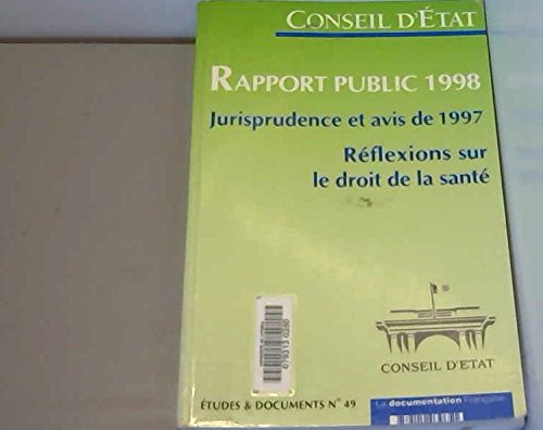 Conseil d'Etat : rapport public 1998
