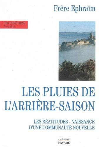 les pluies de l'arrière-saison