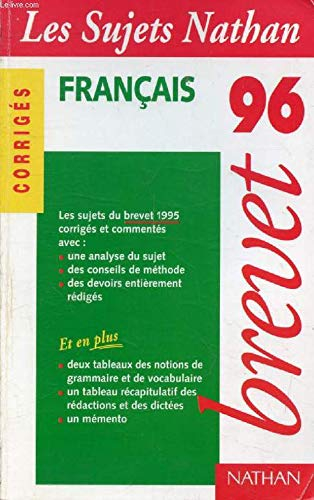 Français : brevet 96