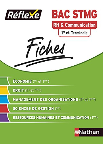 RH & communication, bac STMG, 1re et terminale : fiches